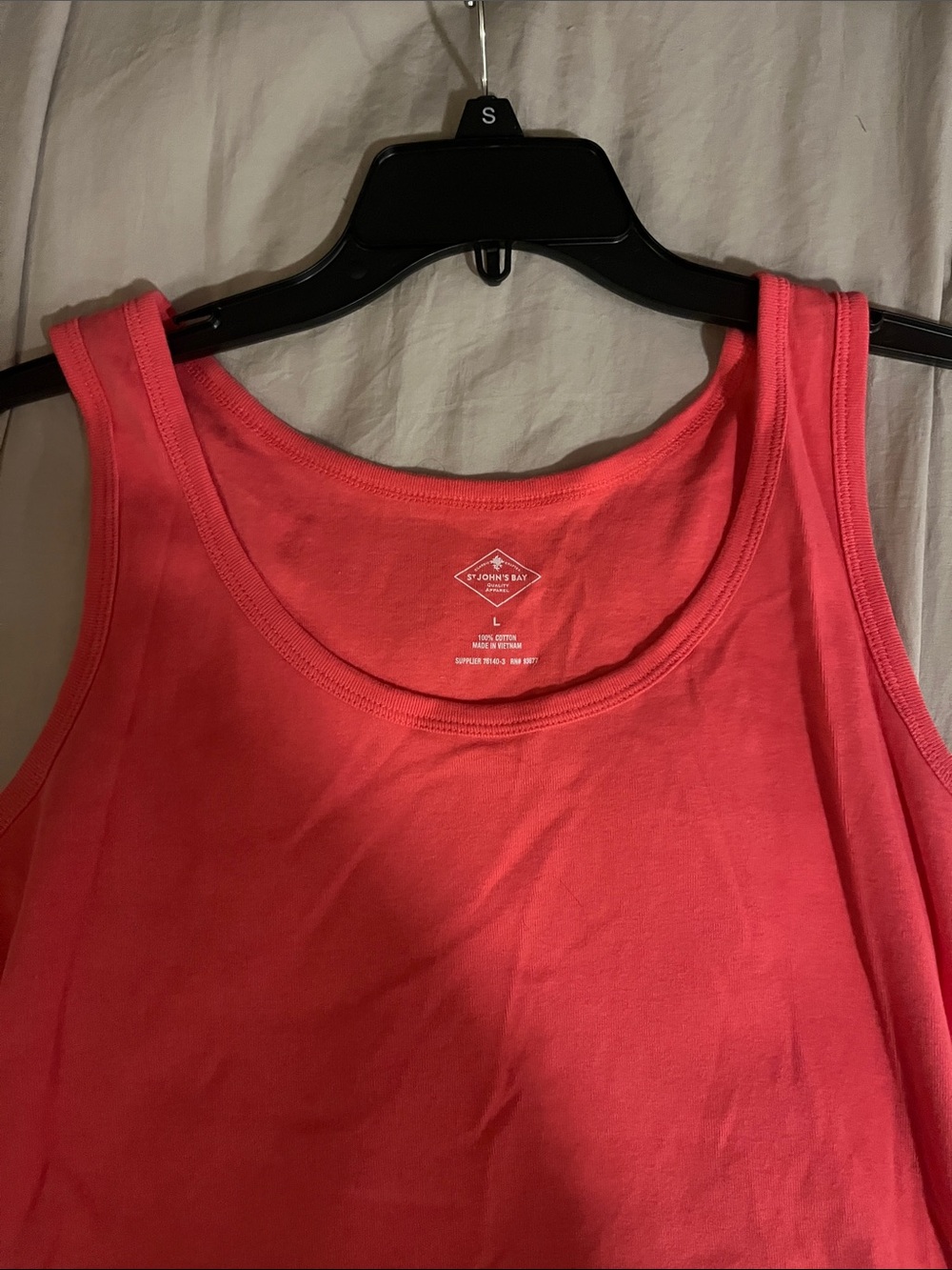 St. John's Bay Coral Scoop Neck Tank Top